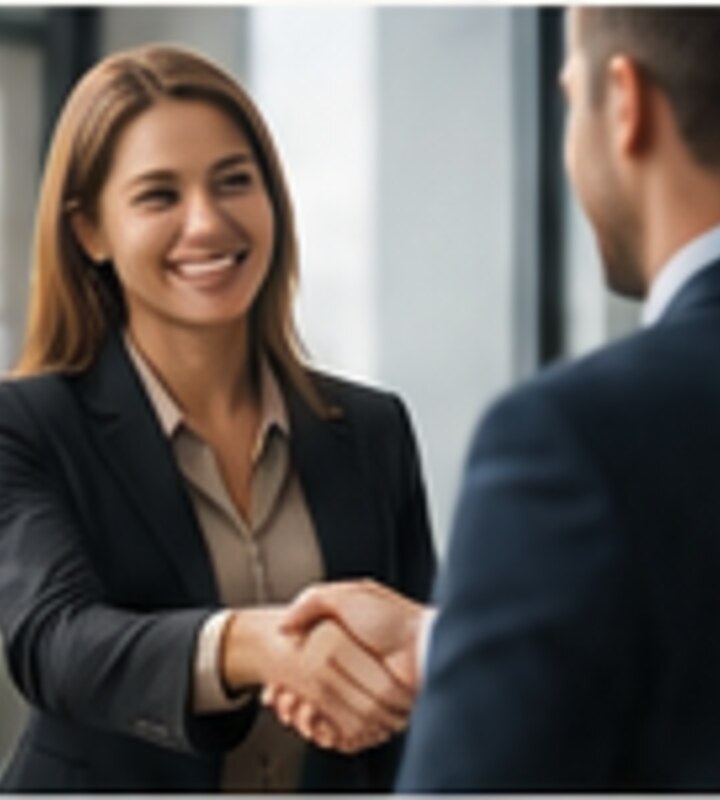 Real estate professionals meeting